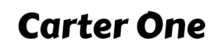 Carter One Font Download Free